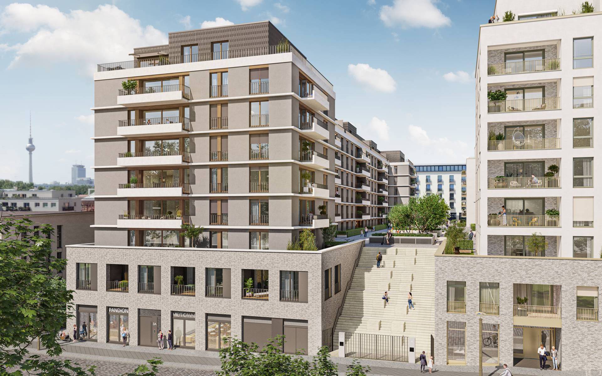 PANDION MIDTOWN Eigentumswohnungen in Berlin Friedrichshain